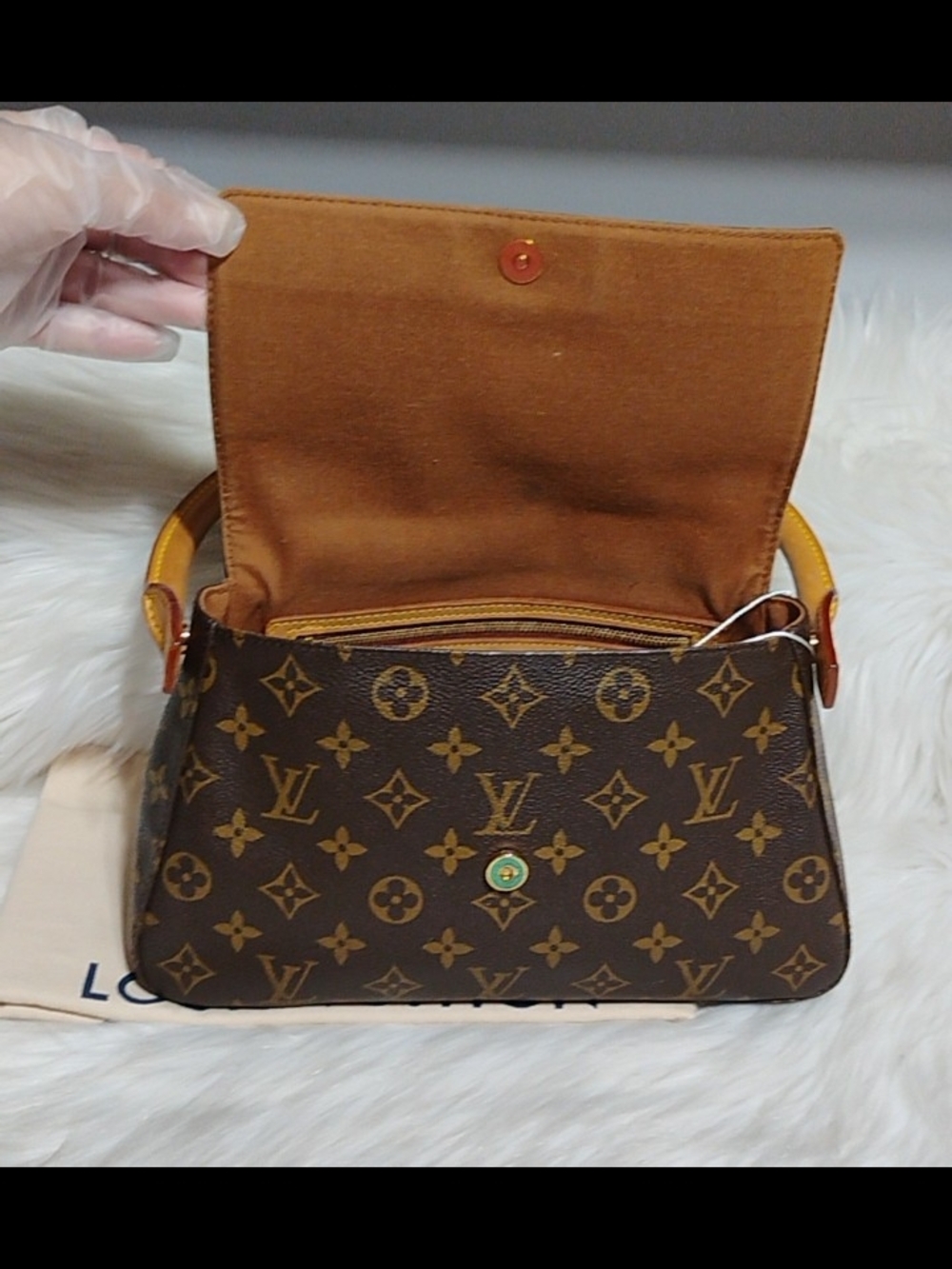 SALE! Louis Vuitton Monogram Mini Looping M541147 Shoulder Bag W/DB - Picture 10 of 15